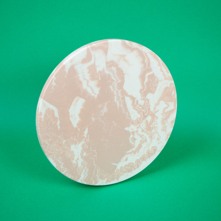 Gabrielle Hola pink marble table shop